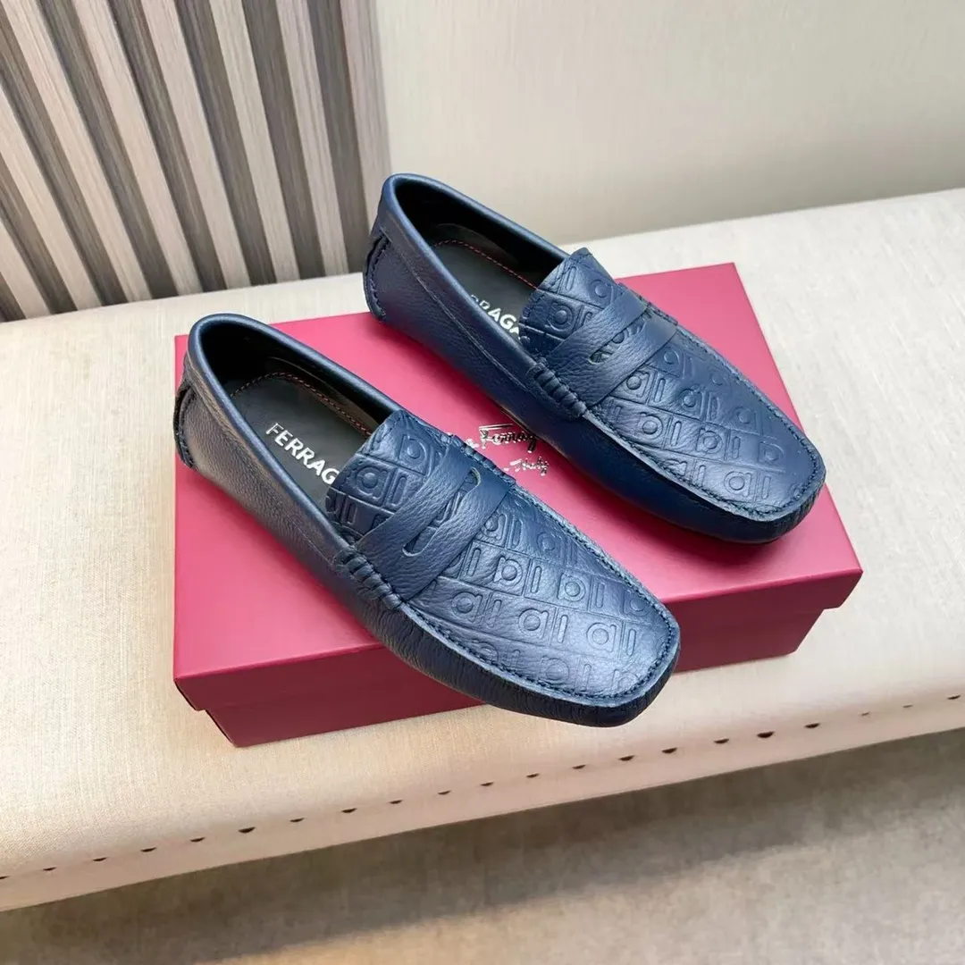 Men's men's shoes 💰620 Ferragamo new high-end quality 🔥 imported lychee pattern ➕ cowhide lining size 38-45